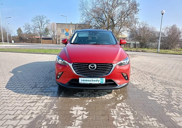 Mazda CX-3 cena 60900 przebieg: 80000, rok produkcji 2017 z Słupca małe 379